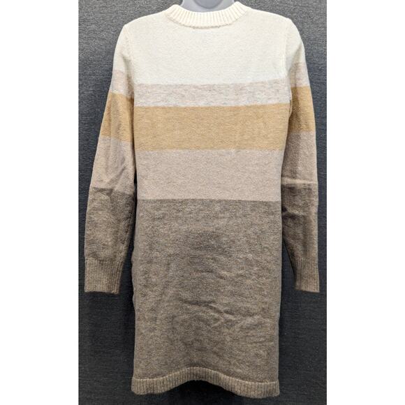 JESSICA HOWARD Sweater Dress - Beige Striped, Missy, Long Sleeve, Small, NWT - Picture 4 of 6